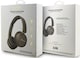 image 2 of Guess Script Metal Logo On Ear Wireless Headphone Brown - GUBHV6SCW