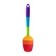 image 1 of Taylor's Eye Witness Rainbow Silicone Spatula Spoon