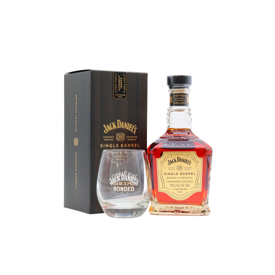 Jack Daniel's - Single Barrel Cask Strength Whiskey (Includes Branded Glass)