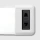 image 1 of ValueLights Horizon Matte White IP44 Rated Bathroom Shaver Pull Cord LED Wall Light
