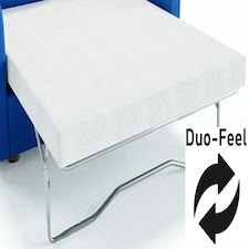 Replacement Sofa Bed Mattress,Foam,2 Fold Metal Action Bed Settee Folding Mattress,Zip Cover N/A | Queen
