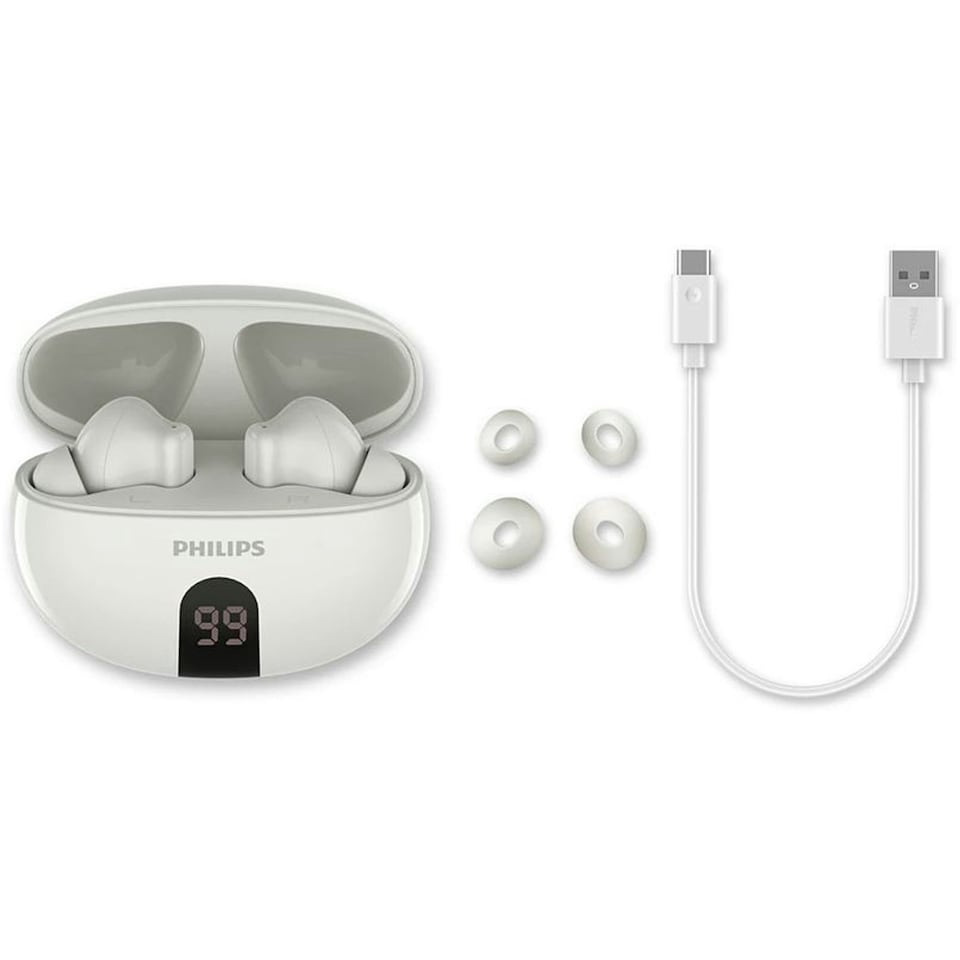 image 1 of Philips TAT2520 TAT2520 True Wireless In-ear Headphones White