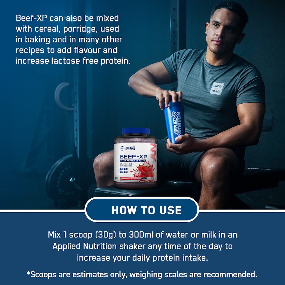 image 1 of Applied Nutrition Beef-XP Clear Protein Isolate Powder - Millions Pineapple - 60 Servings