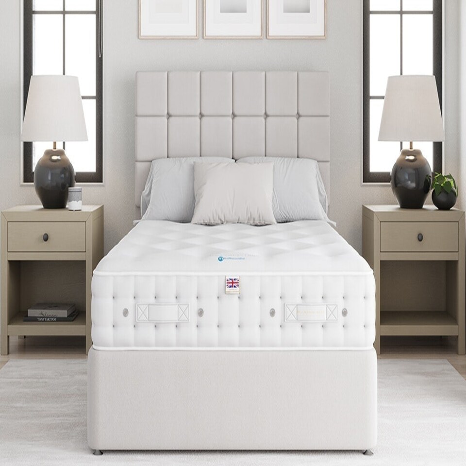 image 1 of Hypnos Hemsworth Deluxe Mattress White | Super King