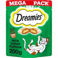 Dreamies Cat Treats With Catnip 6 x 200g