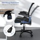 image 8 of COSTWAY Ergonomic Office Chair Adjustable Swivel Chair Black