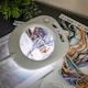 image 5 of PURElite Magnifying LED Lamp - Floor, Table & Clip-on Light with Chart Holder & Accessories Tray, Flexible for Crafts & Reading | White