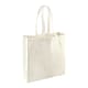 image 1 of Westford Mill Fairtrade Cotton Classic Tote Shopping Bag - Natural - One Size Cream