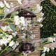 image 3 of Giant Heavy Duty Flick Top Garden Wild Bird Hanging Copper Effect Metal Fat Ball Feeder