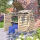 image 5 of Rowlinson Timber Single Bin Store With Box Store Brown