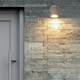 image 2 of ValueLights Benton Matte White IP44 Adjustable Wall Light & Bulb White