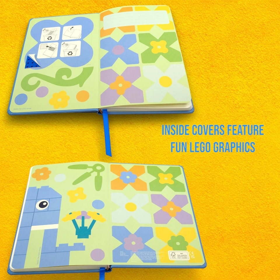 image 1 of LEGO Reclaim Elephant Dotted Notebook with Gel Pen