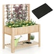 image 1 of COSTWAY Wooden Planter Box Raised Garden Bed Natural N/A