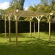 image 3 of Premium Pergola 6 Posts - Wood - L300 x W600 x H270 cm - Light Green