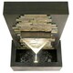 image 4 of Primrose Dante Zinc & Stone Water Feature with Lights Indoor/Outdoor Use 100cm