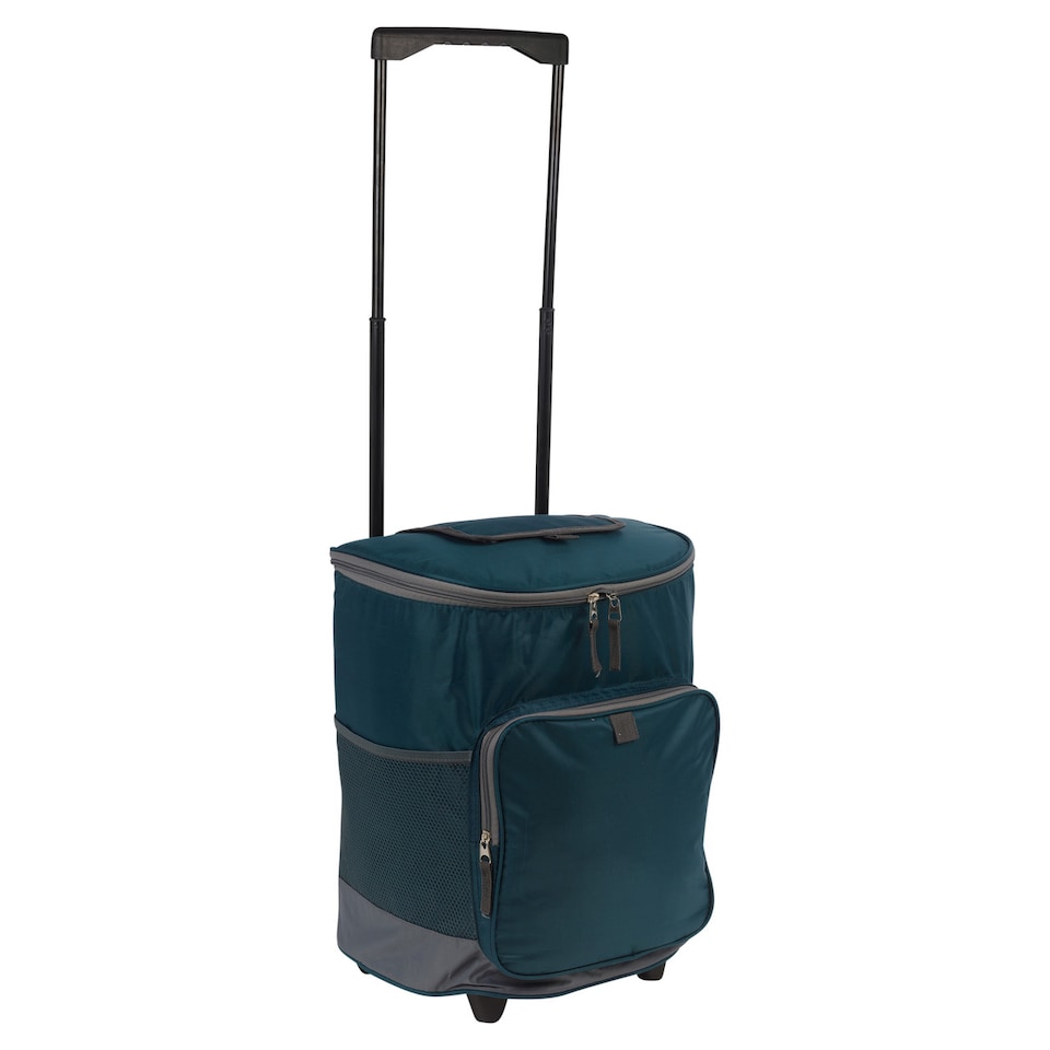 image 1 of 28L Insulated Large Cooler Bag Trolley Cart | Blue | 1