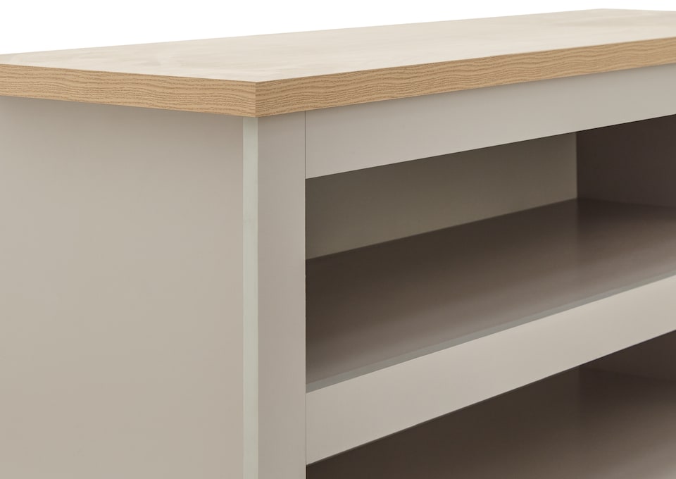 image 1 of Lancaster Simple Shoe Bench | Grey | Grey