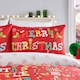 image 2 of Fusion Santa's Little Helper Duvet Cover Set Red