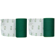 Aluminium Oxide 5m x 115mm Sanding Roll Sheet Paper 120 Grit Sandpaper 2 Rolls
