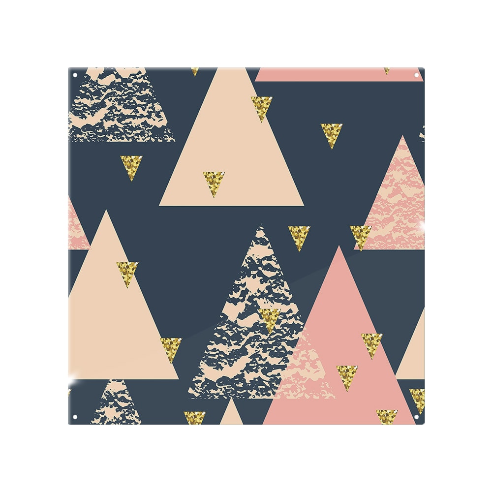 Triangle Pattern Splash Back White
