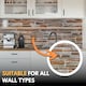 image 5 of NOVECRAFTO 3D Sandstone Wall Panels – 6 PVC Sheets, Covers 2.76 sqm (29.76 sq ft), 96x48cm Each – Mixed Natural Sandstone Effect Decorative Cladding