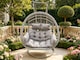 image 1 of Fimous Rattan Hammock Garden Two Seater Hanging Egg Chair Indoor Outdoor Patio Furniture with Grey Cushion