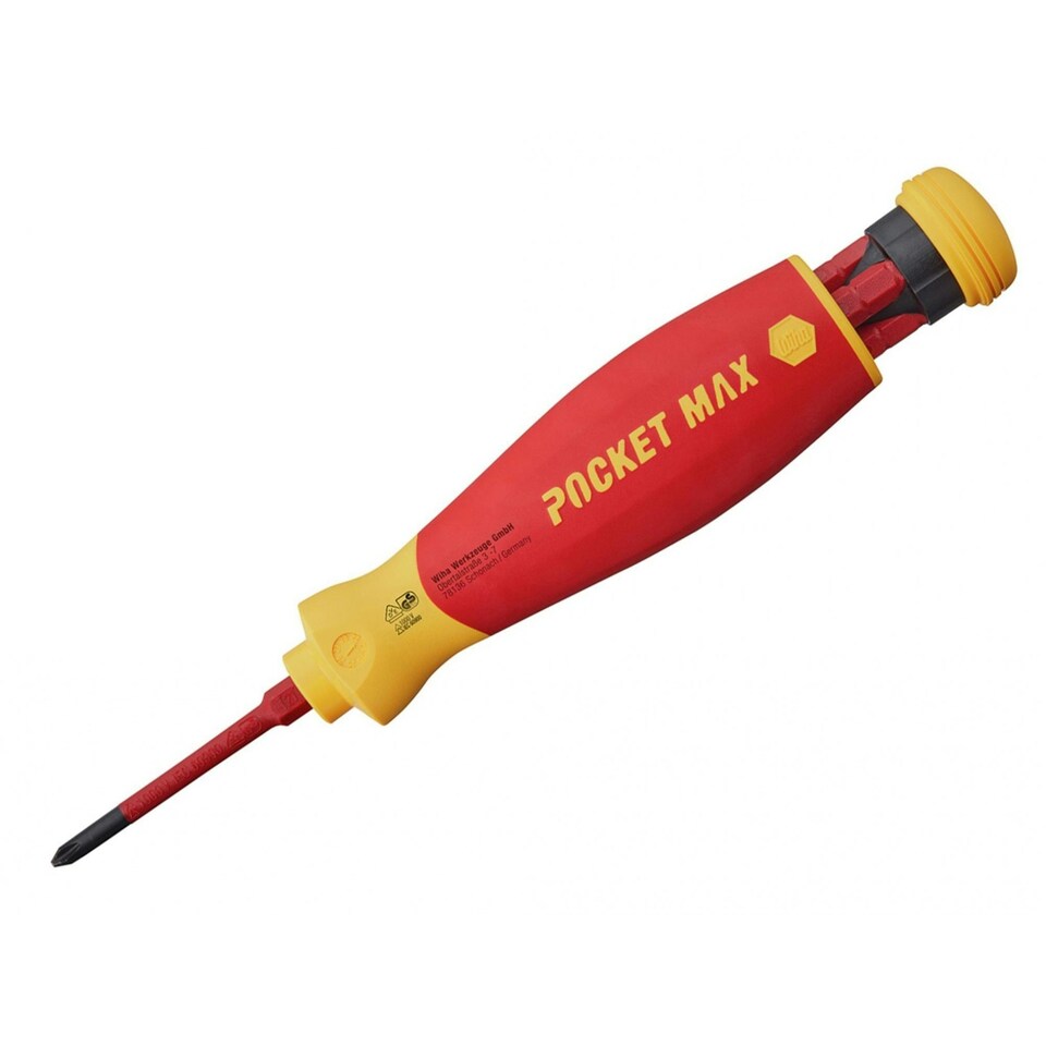 Wiha Electric Pocketmax Screwdriver Set, 5 Piece - Multi Colour - One Size