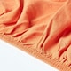 image 4 of Homescapes Burnt Orange Linen Fitted Sheet, Double Orange | Double