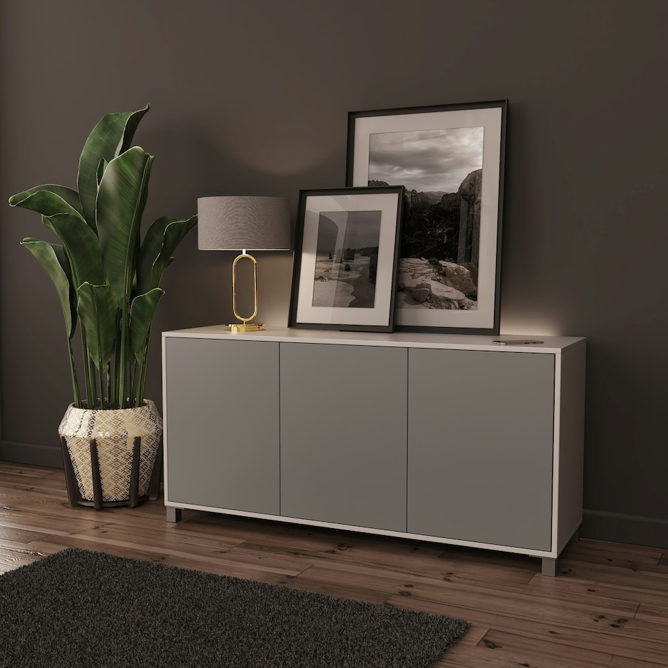 image 1 of Frank Olsen S-TECH Sideboard Grey | White