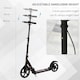 image 5 of HOMCOM Teens Adult Kick Scooter Fold Adjust 14+ w/ Rear Dual Brake System Black | Black | Black