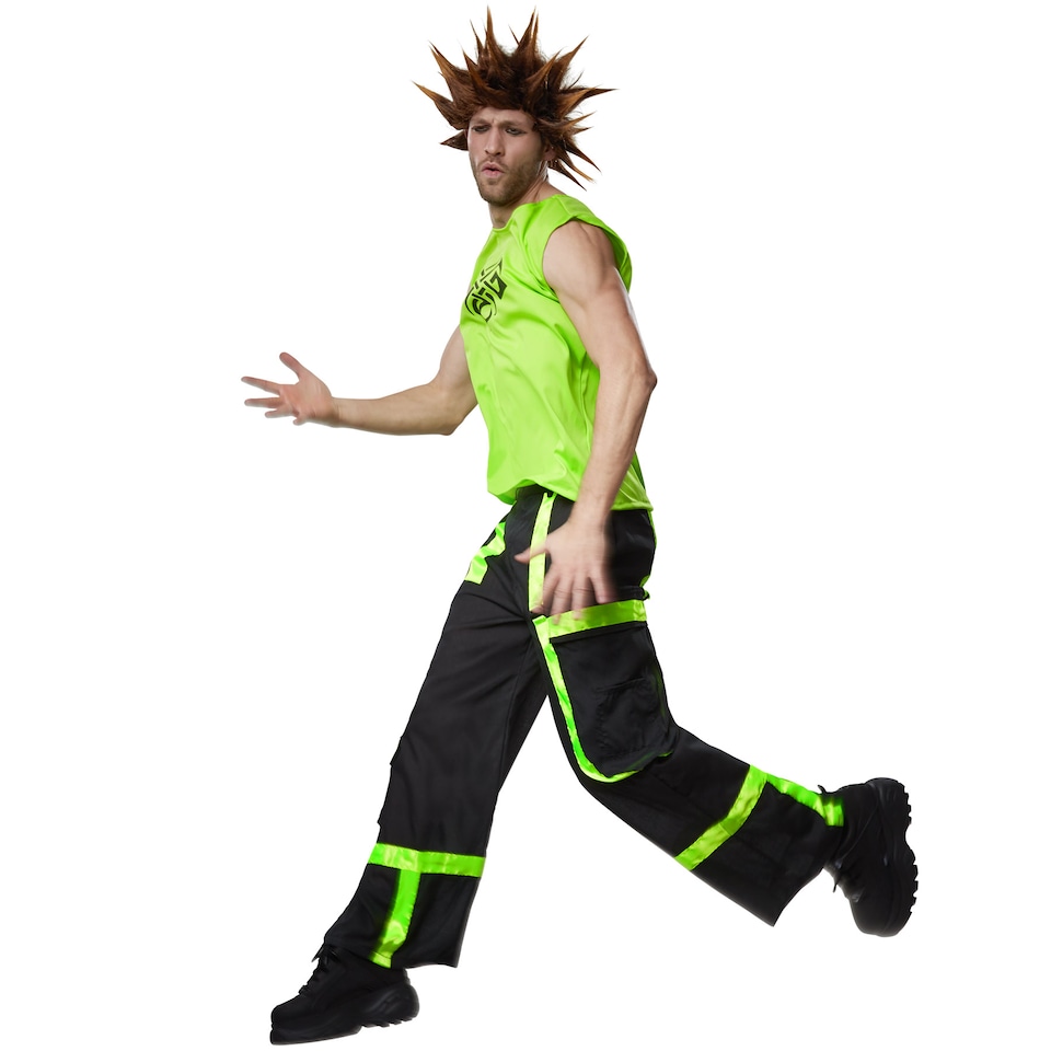 image 1 of Cool Raver costume | Green | black/green | L | 1