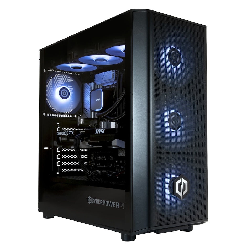 image 1 of CyberPowerPC Ryzen 5 9600X Nvidia RTX 5060 Ti 16GB RAM 1TB SSD Gaming PC