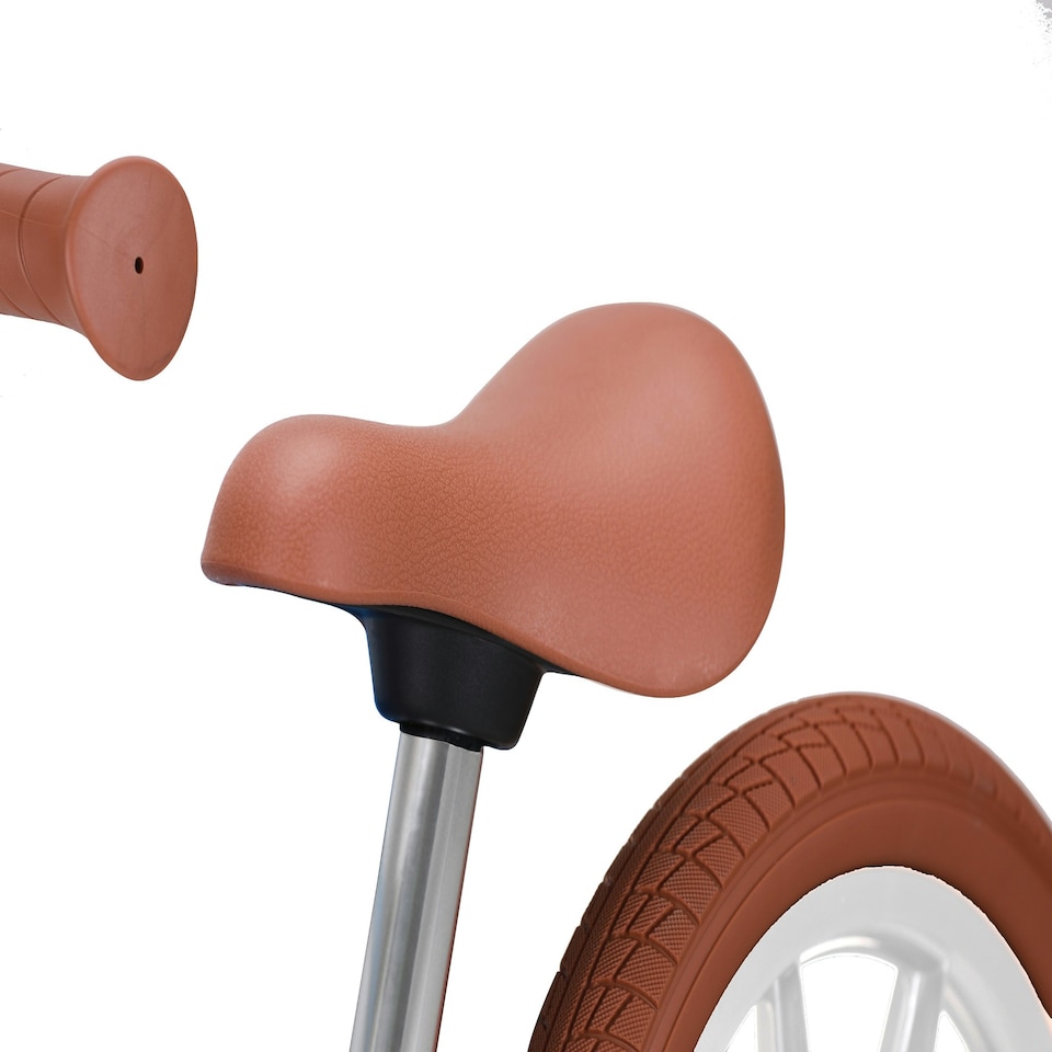 image 1 of Allis Lumi Balance Bike for 2 Year Olds with Basket & Bell - White White