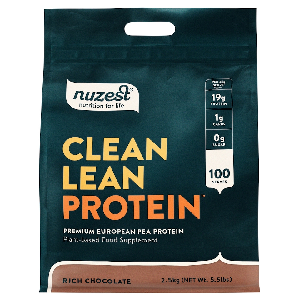 image 1 of Nuzest Clean Lean Protein Vegan Pea Protein Powder Rich Chocolate 2.5kg 100 Servings
