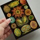 image 5 of Botanical Aesthetic Haeckel Colourful Art Set of 50 Unframed A6 Prints