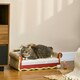 image 7 of PawHut Cat Scratcher Lounge Sofa Cardboard with Catnip, 58 x 29.5 x 29cm