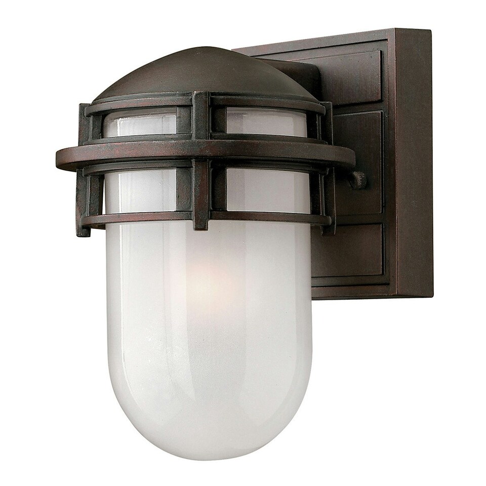 image 1 of Reef 1 Light Outdoor Wall Lantern Victorian Bronze IP44, E27