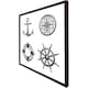 image 2 of Nautical icons (Picture Frame) Black | L