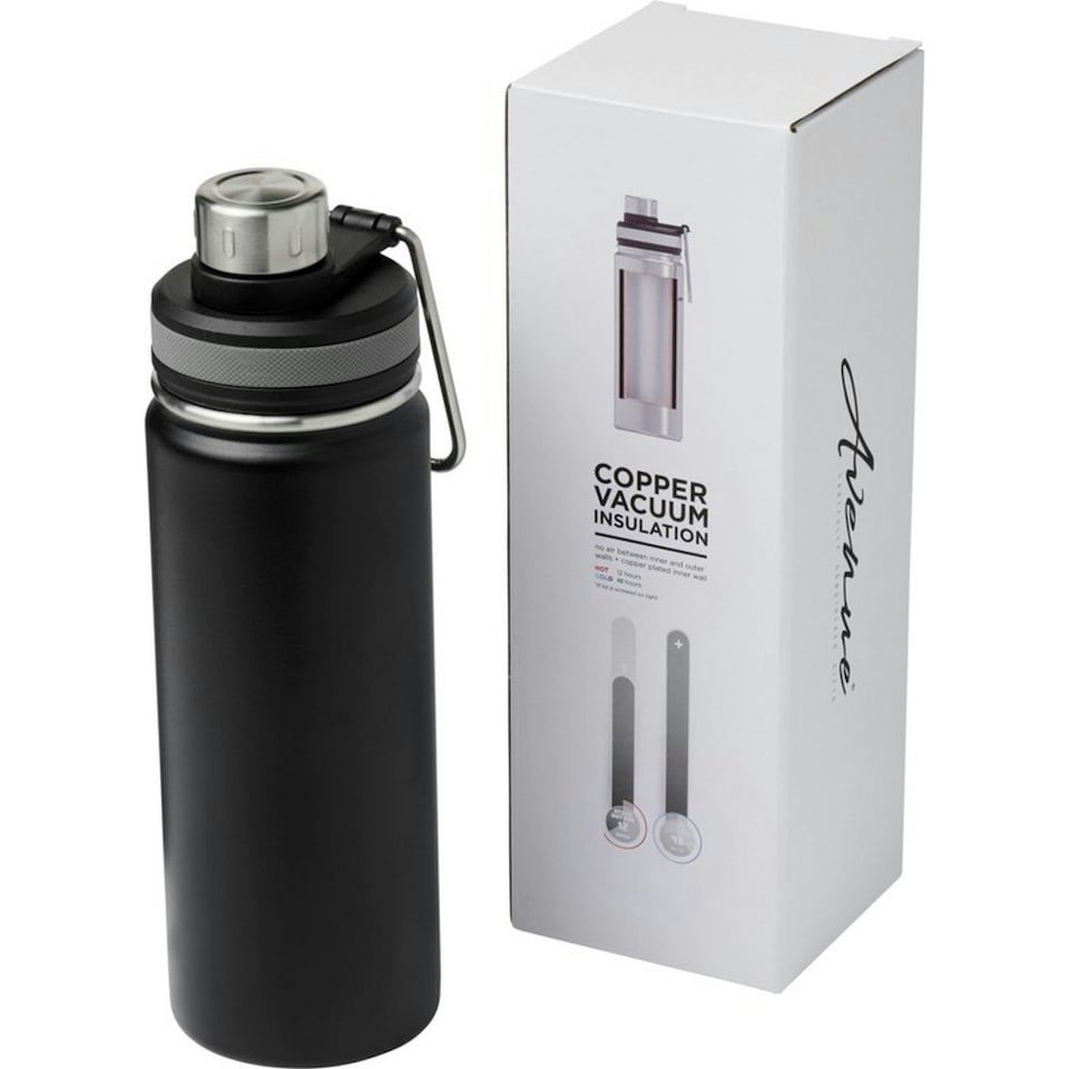 image 1 of Avenue Gessi Vacuum Insulated Sport Bottle - Solid Black - One Size