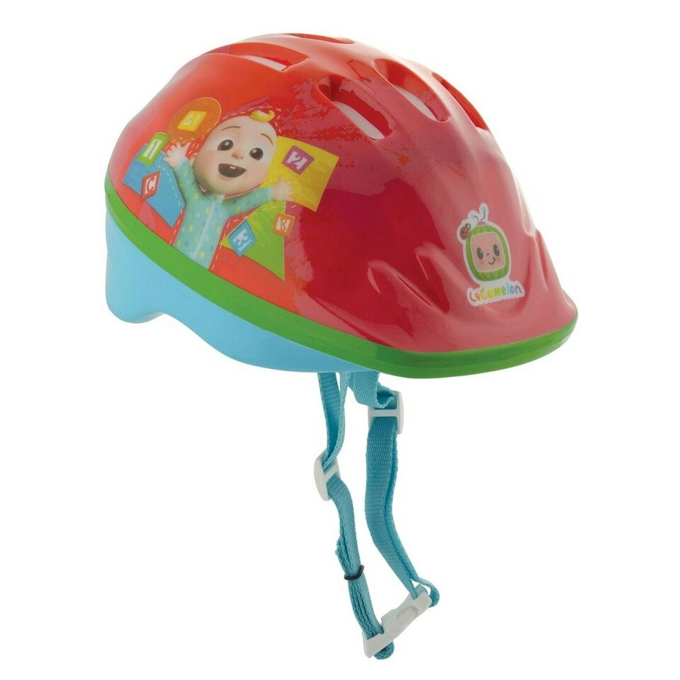 image 1 of Cocomelon Childrens/Kids Baby JJ Safety Helmet - Pink/Green/Blue - One Size Pink | One Size