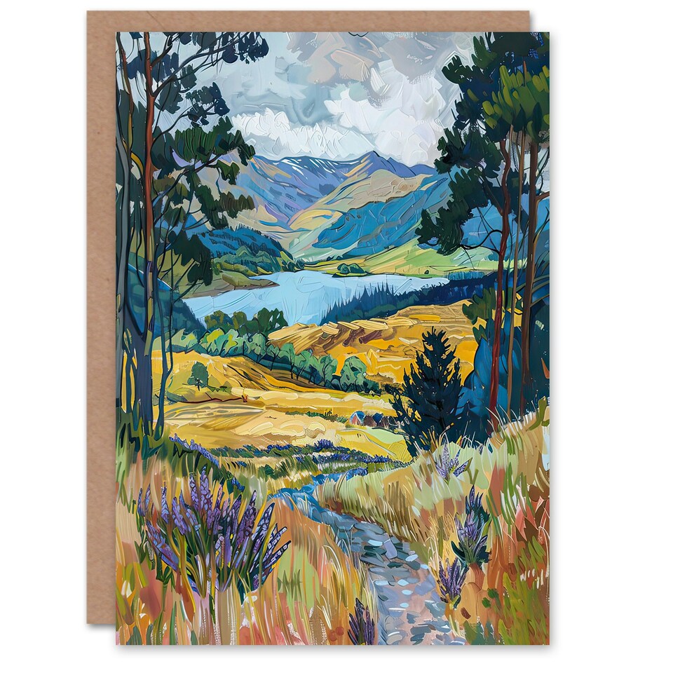 image 1 of Loch Lomond Scottish Landscape Nature Lover Him Her Birthday Card