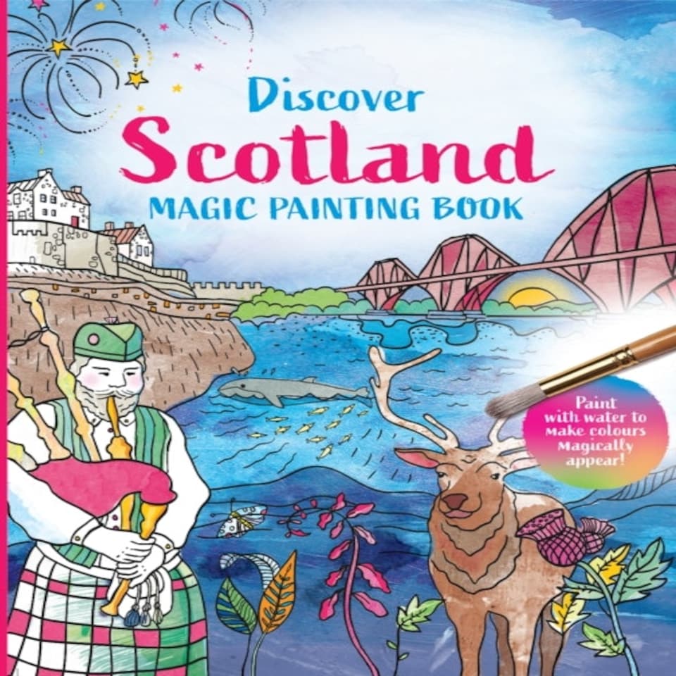 Discover Scotland Magic Painting Book