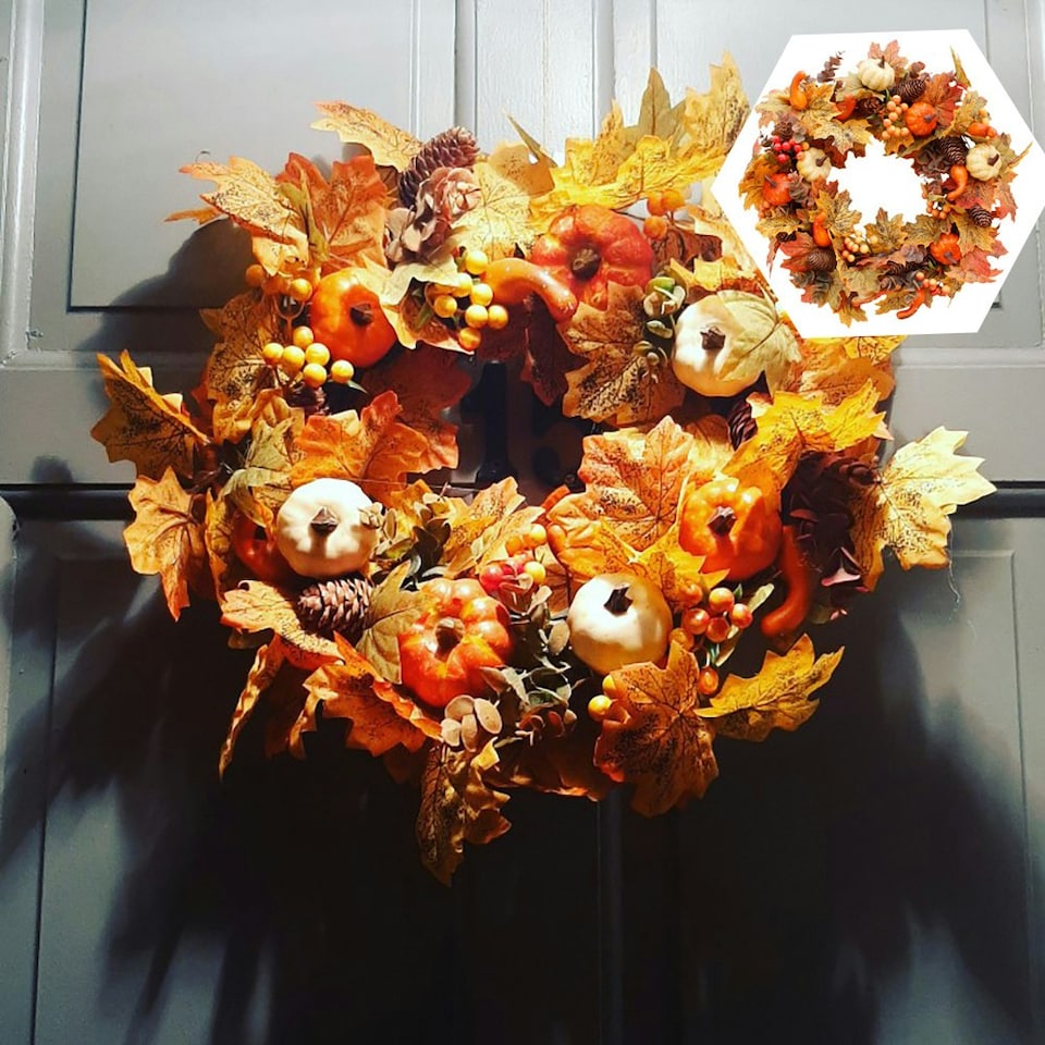 image 1 of Living and Home Artificial Garland Halloween Decor - 50 cm