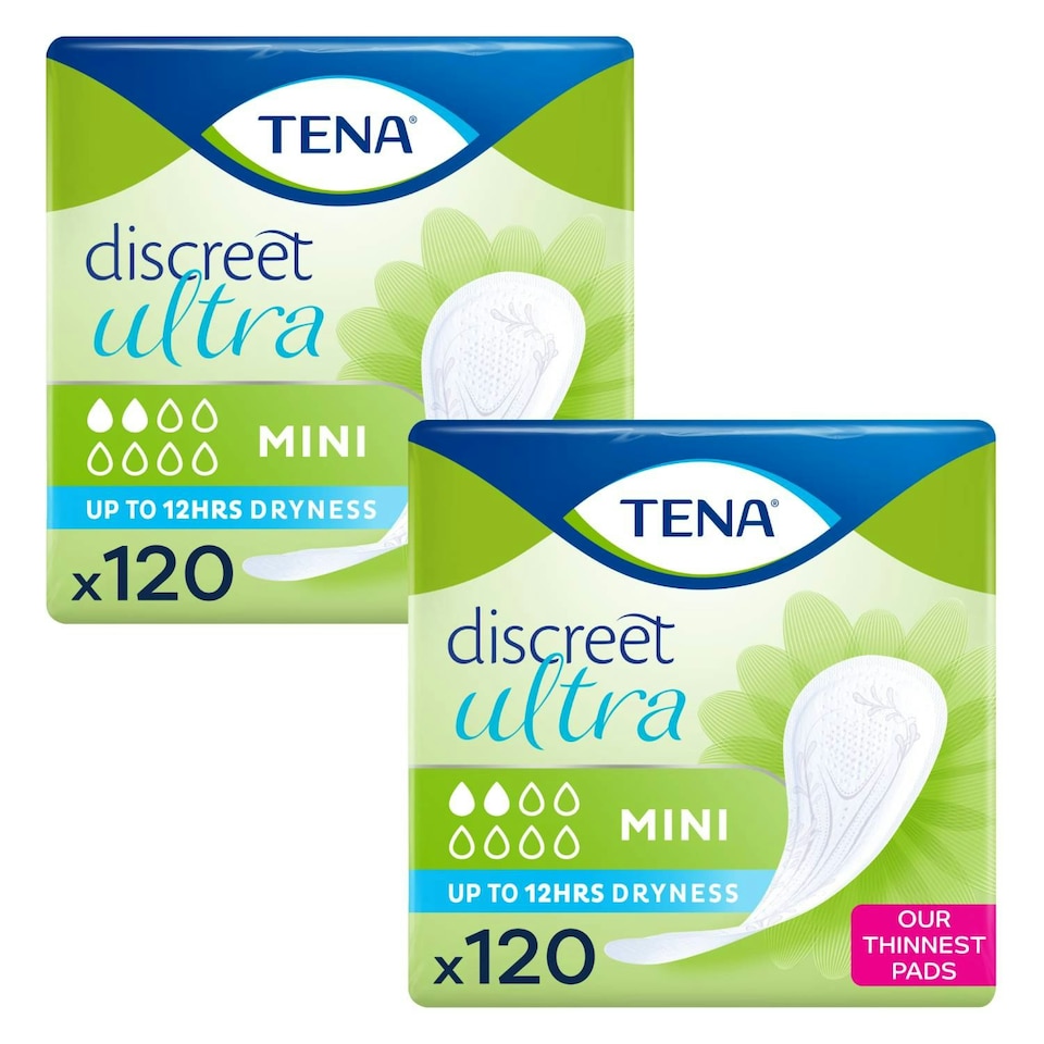 image 1 of TENA Discreet Ultra Pad Mini Incontinence Pads 240 Pack