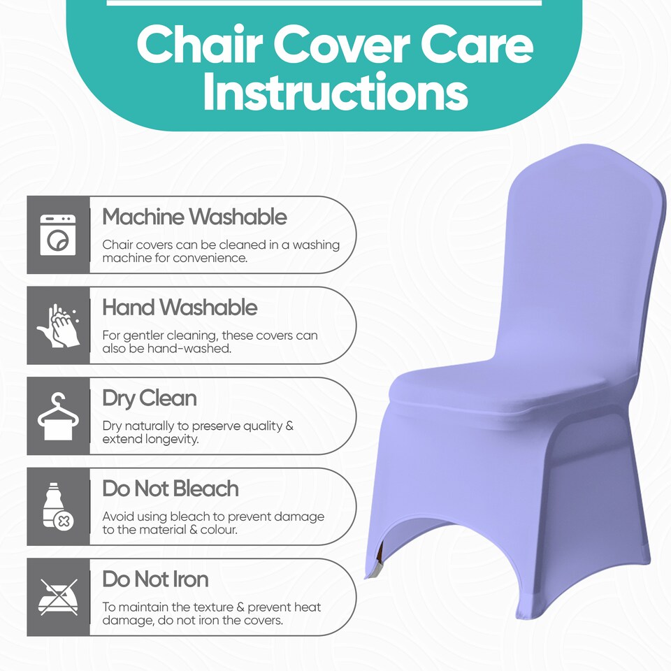 image 1 of Chair Cover Spandex Polyester Stretch Fabric Dining Slipcovers - 10pcs