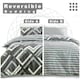 image 7 of Harlow Printed Duvet Cover Set Reversible Polycotton Beddings Grey | Double