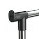 image 9 of KCT Adjustable Double Clothes Rack on Wheels Black | Silver | One Size