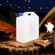 image 2 of 20L Plastic Water Jerry Can with Spout & Tap | White | 2