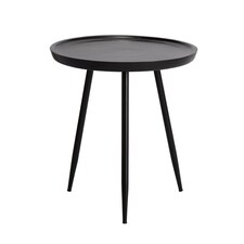 Chervey Round Solid Mango Wood Side Table with Tri-Pin Legs Large