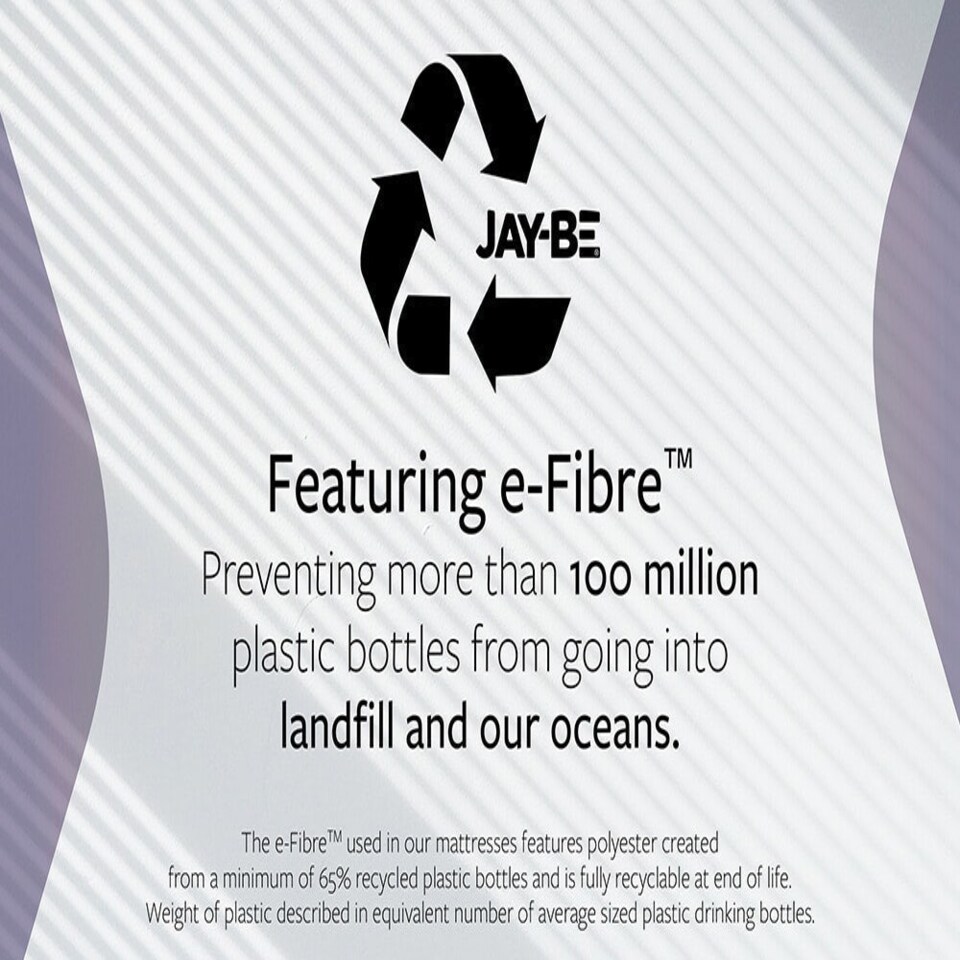 image 1 of Jay-Be 2000 Hybrid e-Pocket TRUECORE Eco-Friendly Mattress White | Double